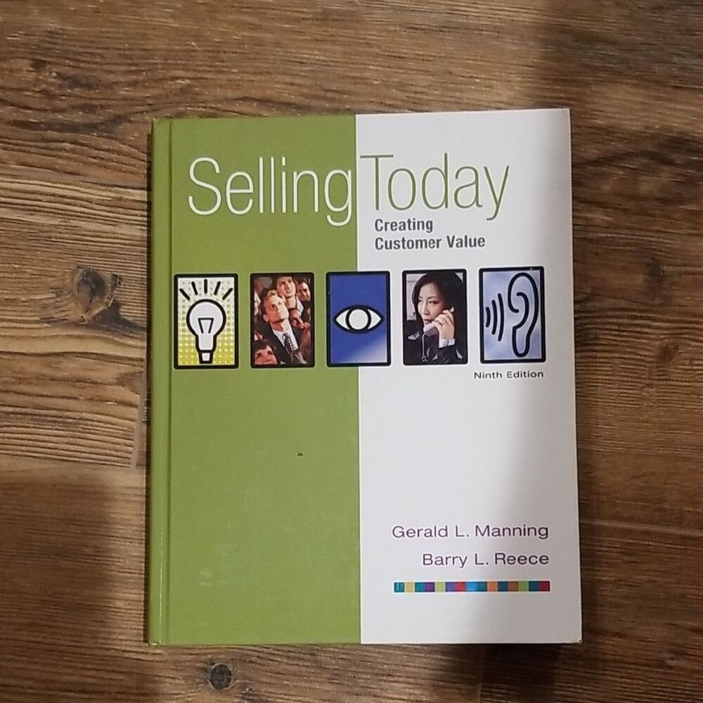 Selling Today: Creating Customer Value 9th Ed Manning Reece Hardcover Textbook